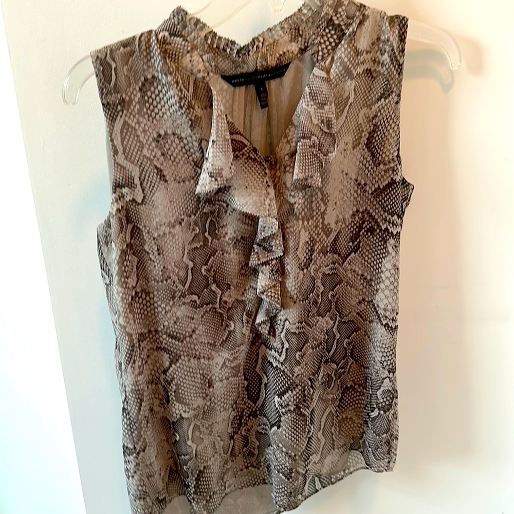 WHBM snake print top